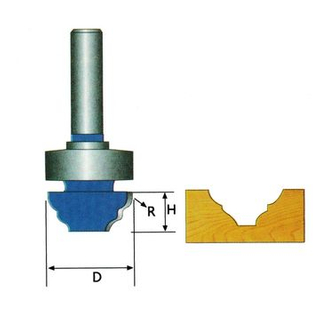 Modello Modello Trim Router Bit Shank Taglierina per la lavorazione del legno Taglierina per tenoni per utensili per la lavorazione del legno(6) 