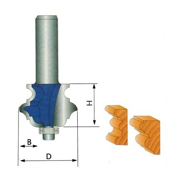 Punte multiforma classiche per il taglio del legno 