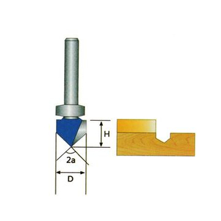 Modello Modello Trim Router Bit Shank Taglierina per la lavorazione del legno Taglierina per tenoni per utensili per la lavorazione del legno(3)