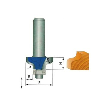 Punte a linea curva per il taglio del legno 