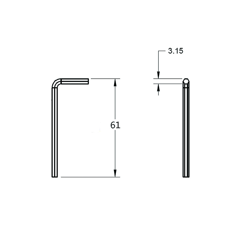 Set da 6 pezzi con codolo esagonale a 4 flauto HSS Punta da trapano conica per svasatore per legno con collari di arresto per vite per legno