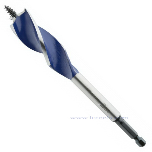 Strumento per alesatura del legno con trapano per legno blu a 3 flauti di alta qualità (WD-011)