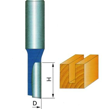 Fresa diritta Utensile per fresa in carburo di tungsteno Fresa per lavorazione del legno per legno 