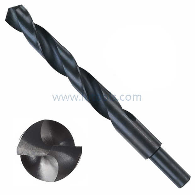 Punta da trapano HSS BlackSmith da 10 mm, 13 mm con gambo ridotto per metallo, ecc.