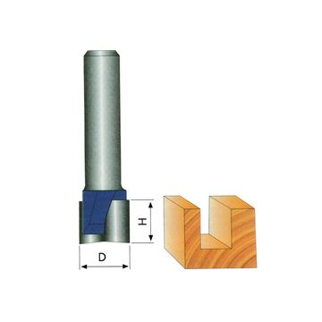 Tideway Frese per la lavorazione del legno Fresa per punta inferiore per pulizia gambo 1/2 ' per MDF