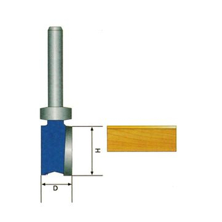 Modello modello Trim Router Bit Shank Taglierina per la lavorazione del legno Taglierina per tenone per strumento per la lavorazione del legno 