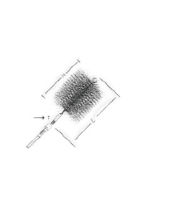 Spazzola per camino scelta da 0,075 ' Poly Professional